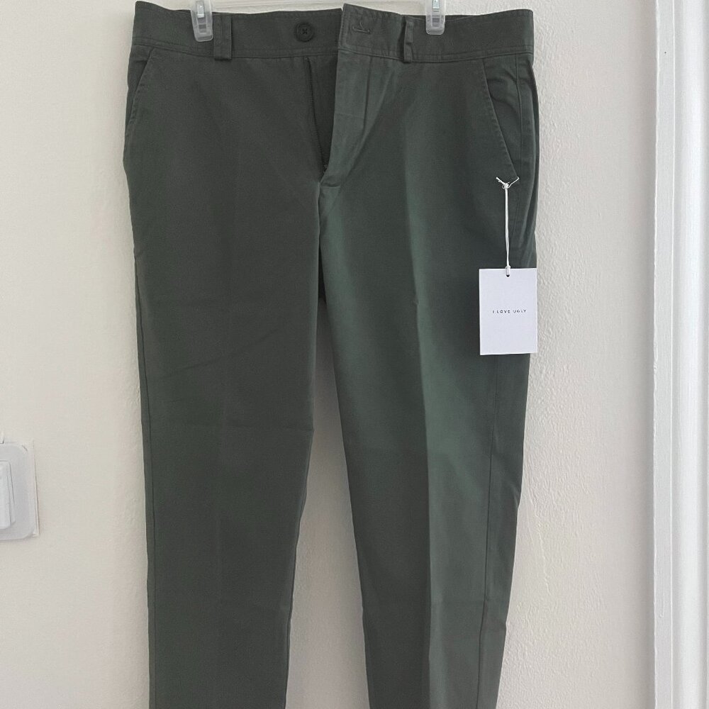 I Love Ugly - SLIM KOBE PANT - SMOKY GREEN